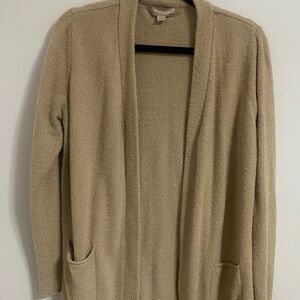 Barefoot Dreams Cozy Chic Lite Tan Cardigan